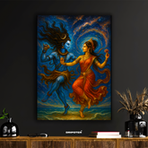 Shiva & Parvati – Cosmic Dance Divine Poster